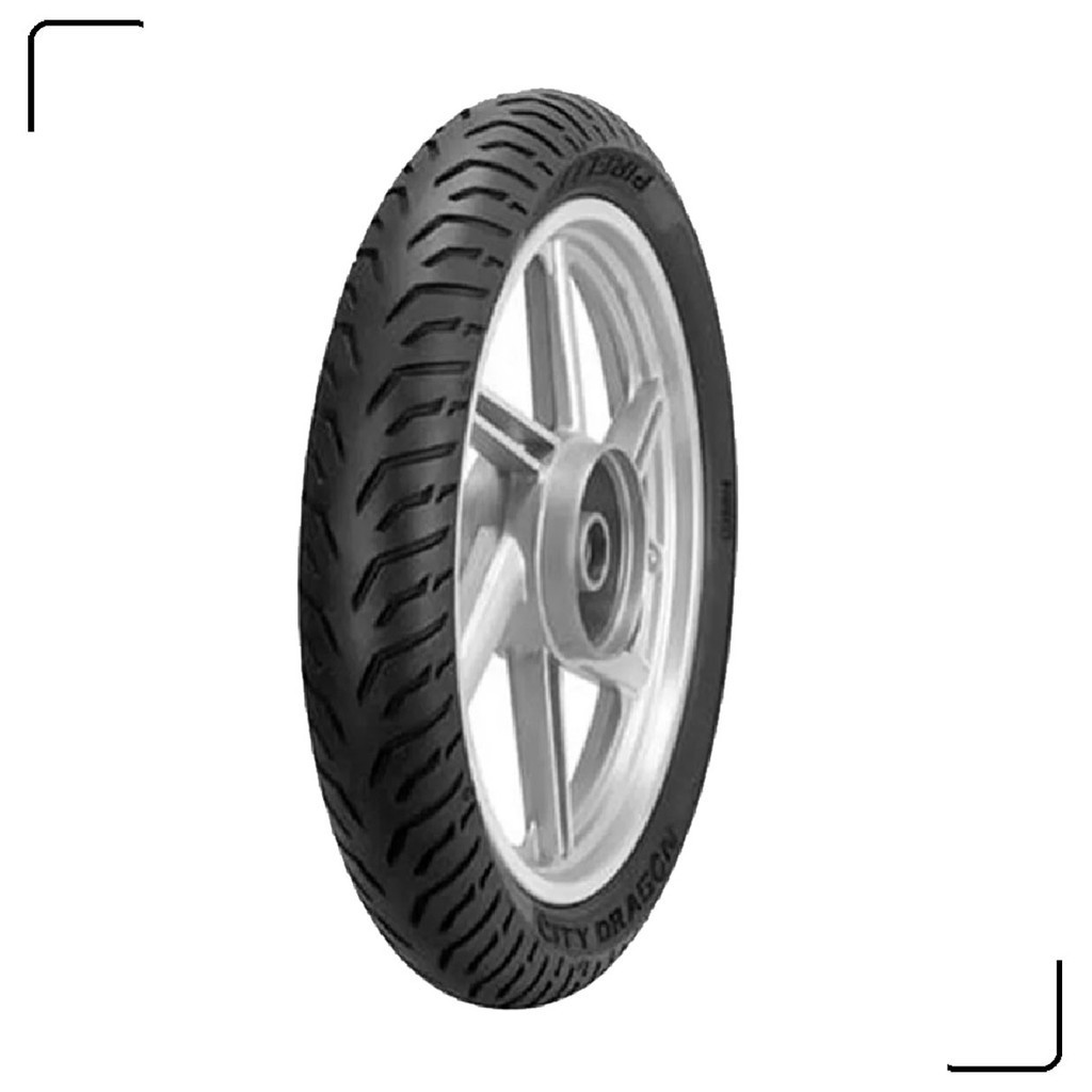 Pneu Traseiro Cg 150 Titan / Cg 160 Titan / Fazer 150 Pirelli City Dragon 100/80-18 Uso Sem Câmara
