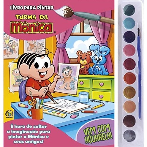 Livro para Pintar - Turma da Monica - (monica)