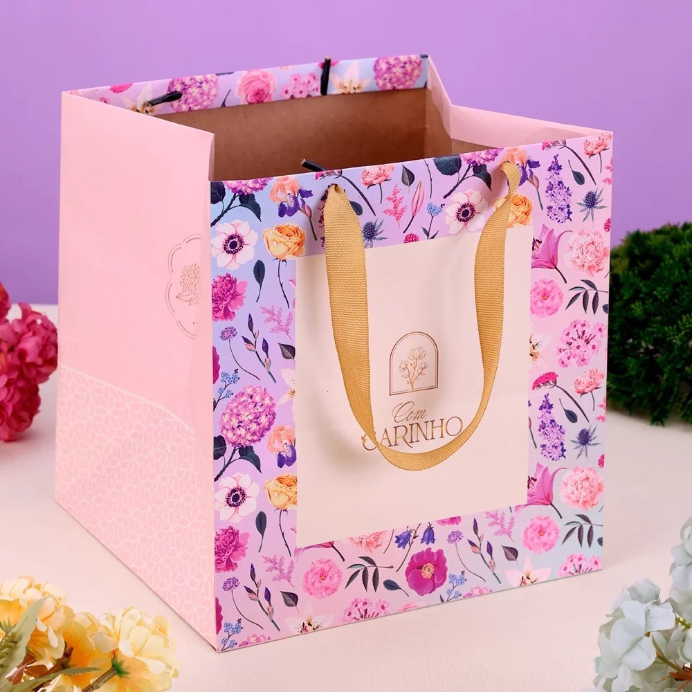 Sacola Media Linha Graciosa Pct C/ 5 Unid. Jango em Oferta na Shopee