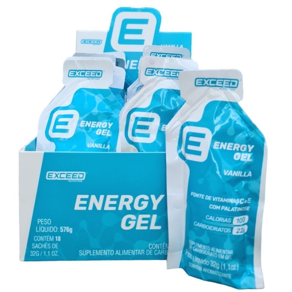 Exceed Energy Gel Vanilla 18 sachês