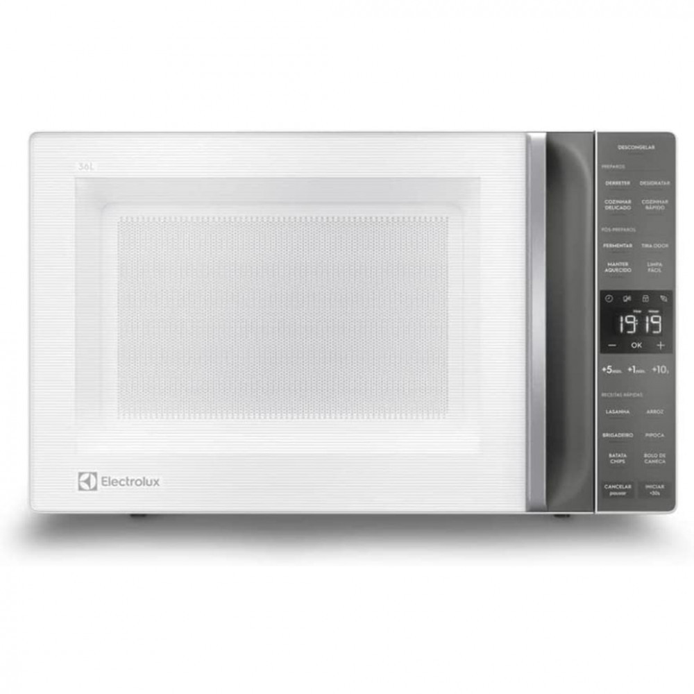 Micro-ondas Electrolux 36L Branco Efficient com Descongelamento Assistido (ME36B) em Oferta na Shopee