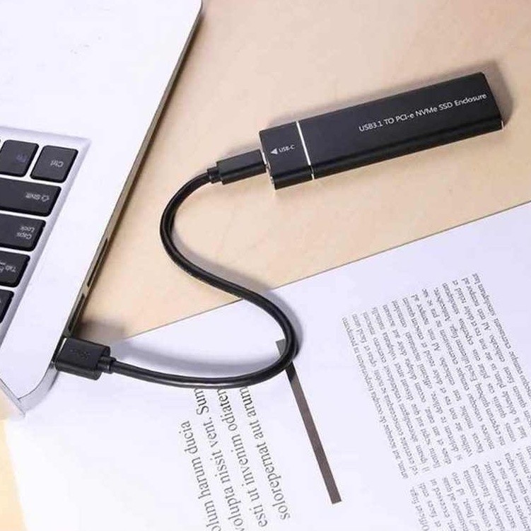 Case Hd Ssd M.2 Sata Iii Nvme Usb 3.0 Alumínio 10gbps