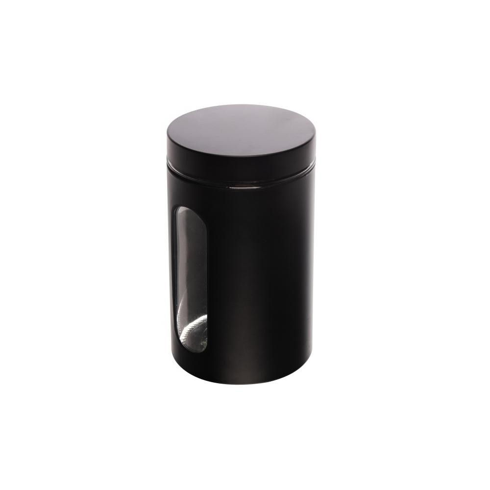 Porta Mantimento Wolff de Vidro e Metal com Visor 700ml - Home & Living