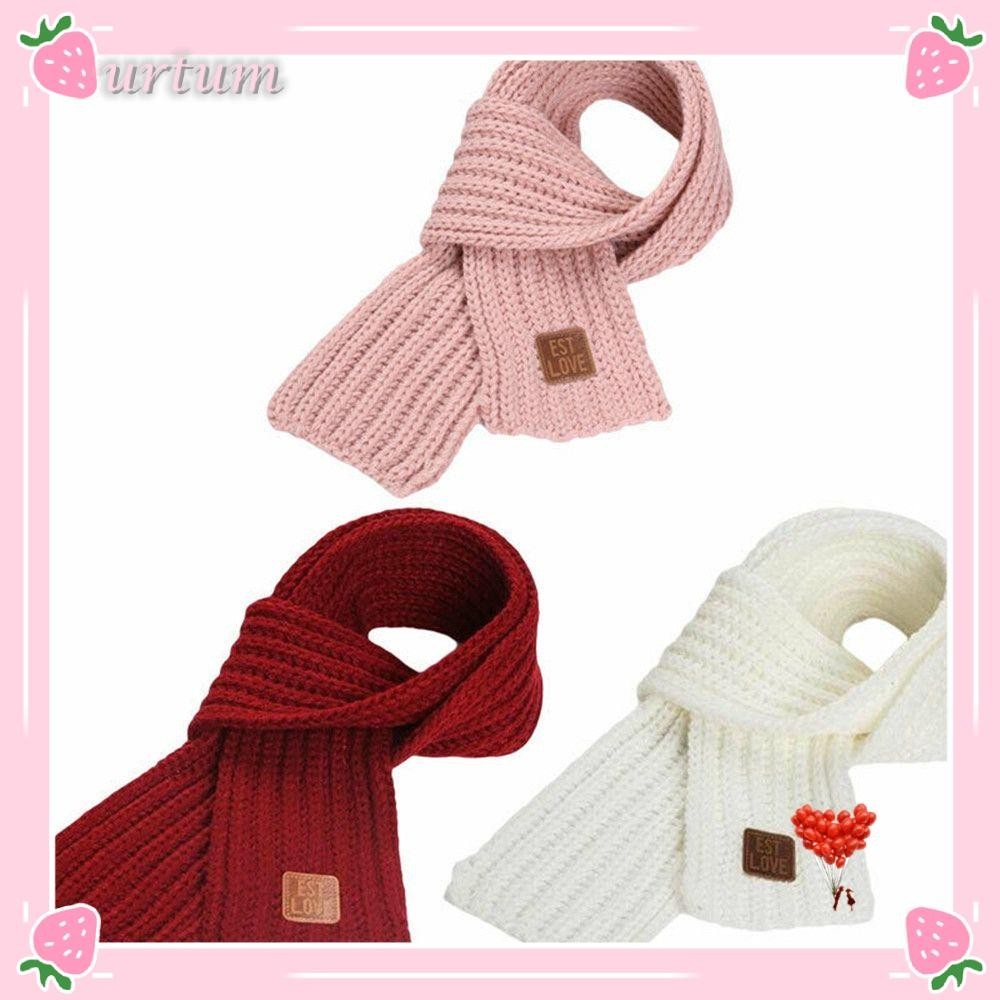 Cachecol URTUM Kids Scarf , Aquecedor De Pescoço Quente Ao Ar Livre , De Inverno Macio E Grosso Baby Boys Girls em Oferta na Shopee