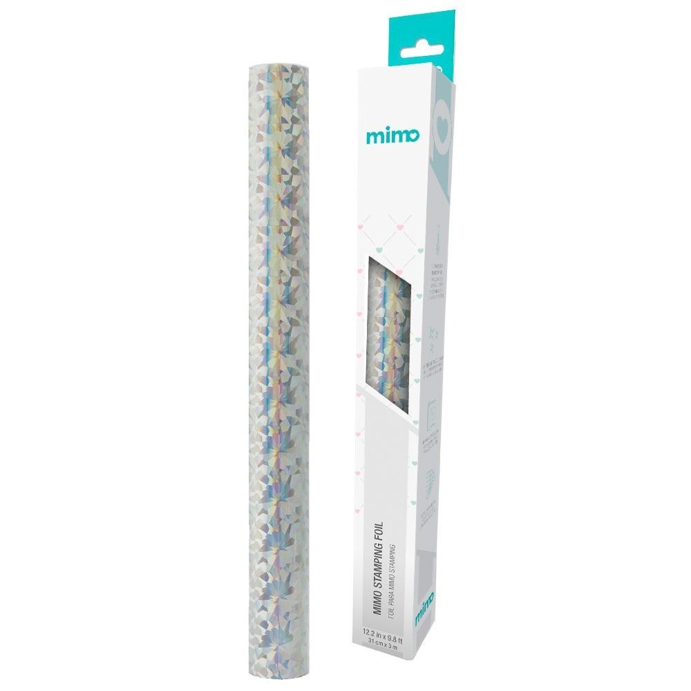 Foil Prata Cristais Holográficos Mimo - 30 cm x 3 m em Oferta na Shopee