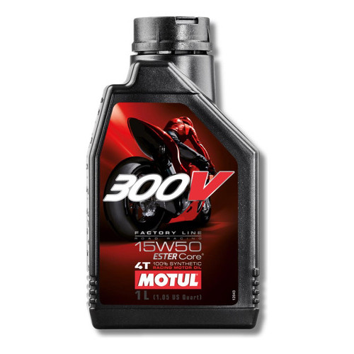 Óleo Competição Moto Motul 300v Factory Line Road 15w-50 4t em Oferta na Shopee