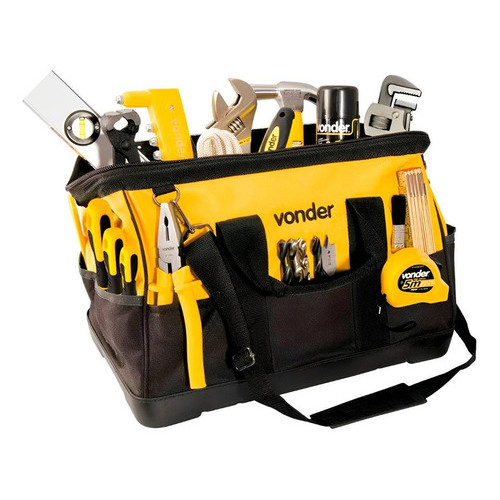 Bolsa em lona para ferramentas 40cm x 20cm x 30cm VONDER em Oferta na Shopee