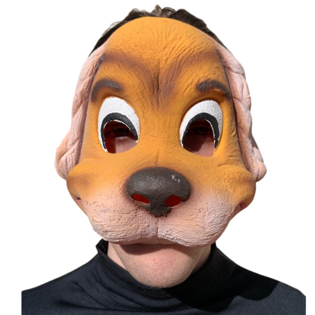 Máscara Cachorro Cocker Halloween Carnaval Fantasia Teatro Terror Assustador Dia das Bruxas Zumbi Cosplay Horror Monstro