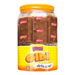 Doce de Amendoim Paçoquinha Gibi Embrulhado c/20 - Amendupã