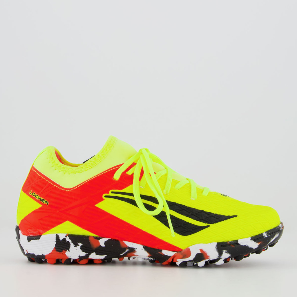 Chuteira Penalty RX Locker Y-3 Society Juvenil Amarela em Oferta na Shopee