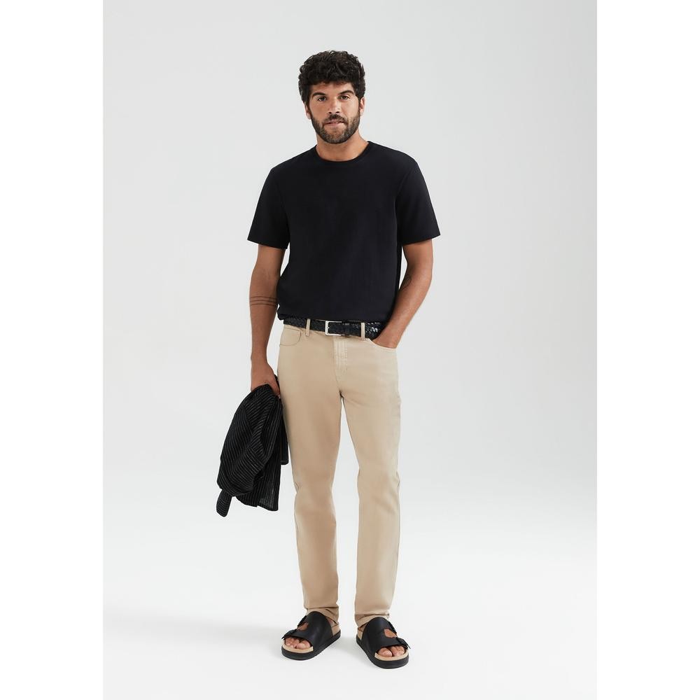 Calça Masculina Slim Em Sarja Hering
