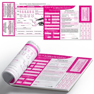 Ficha Anamnese Design de Sobrancelhas com Cuidados inclusos em Oferta na Shopee