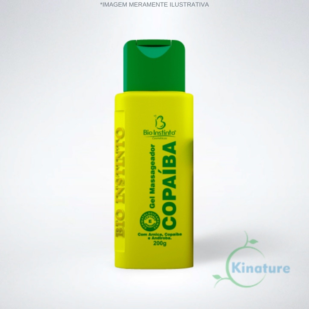Gel Massageador Copaíba 200g Bio Instinto (Alivia a Sensação de Cansaço)