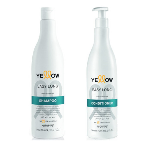 Shampoo e Condicionador Yellow Easy Long 500ml - Acelera o Crescimento Capilar