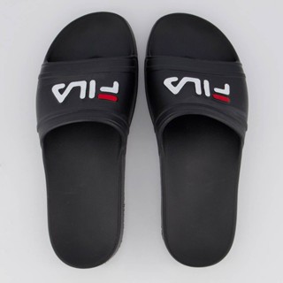Chinelo Fila Sleek Slide Preto e Branco em Oferta na Shopee