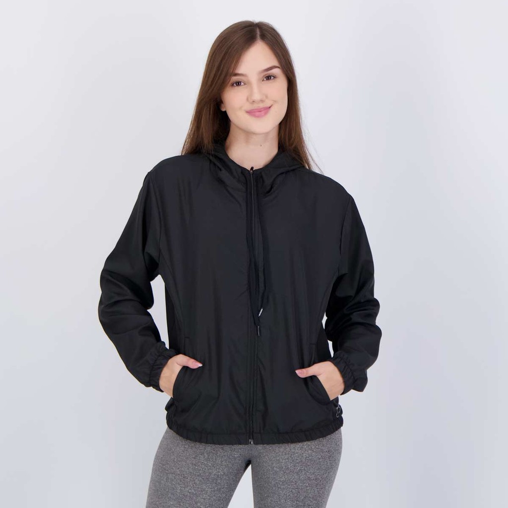 Jaqueta Selene Corta Vento Feminina Preta - Women Clothes