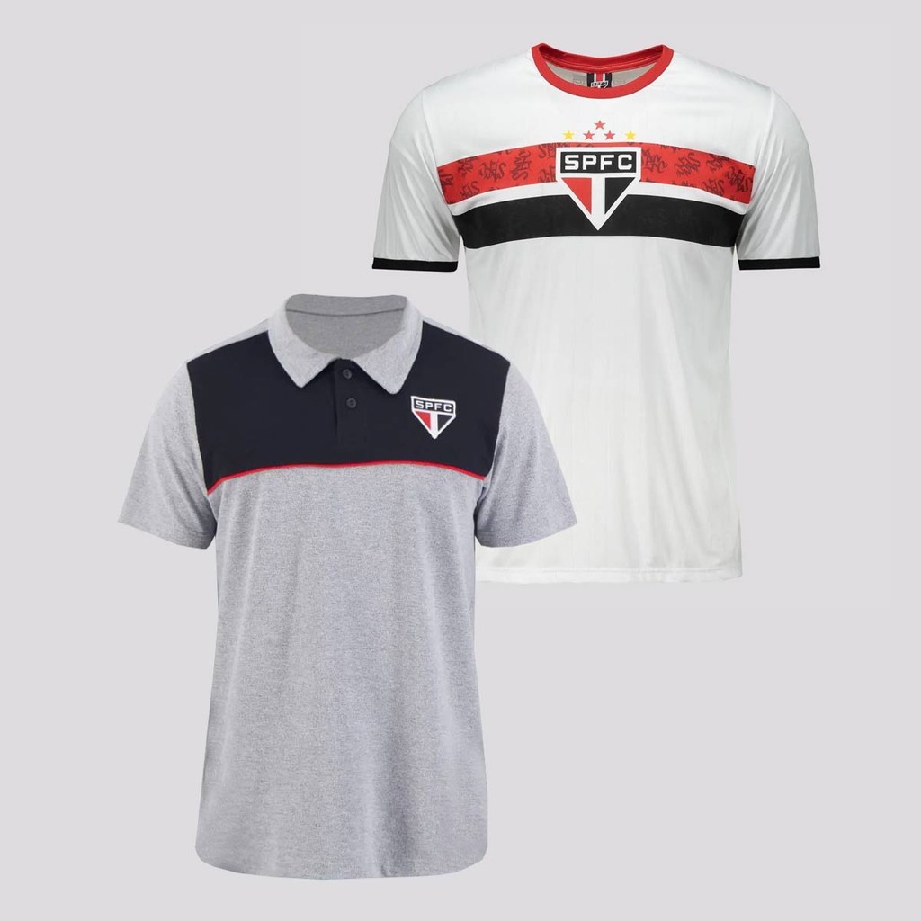 Kit de Polo e Camisa São Paulo em Oferta na Shopee