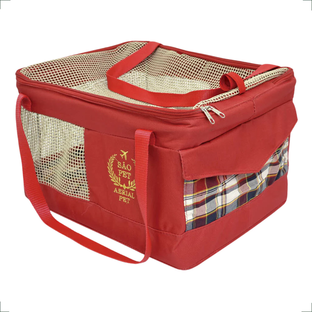 Bolsa Transporte Aéreo Pet Gol Linhas Aéreas - Vermelho