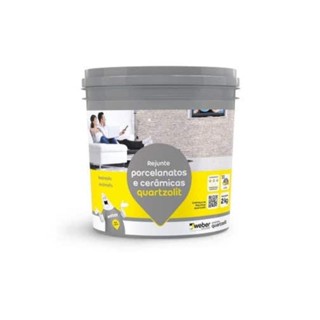 Rejunte Superfino Premium 2kg Branco Quartzolit em Oferta na Shopee