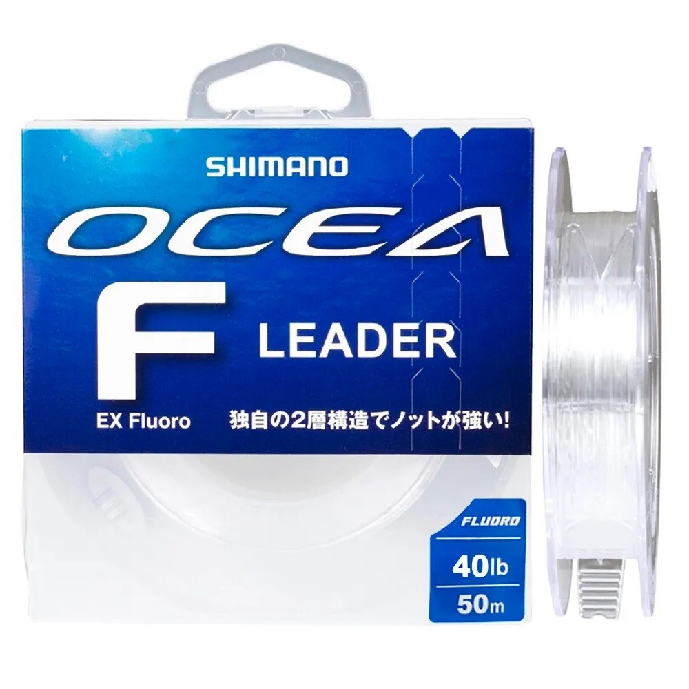 Linha de Pesca Shimano Ocea Leader Fluorcarbon 50m - Original Japão