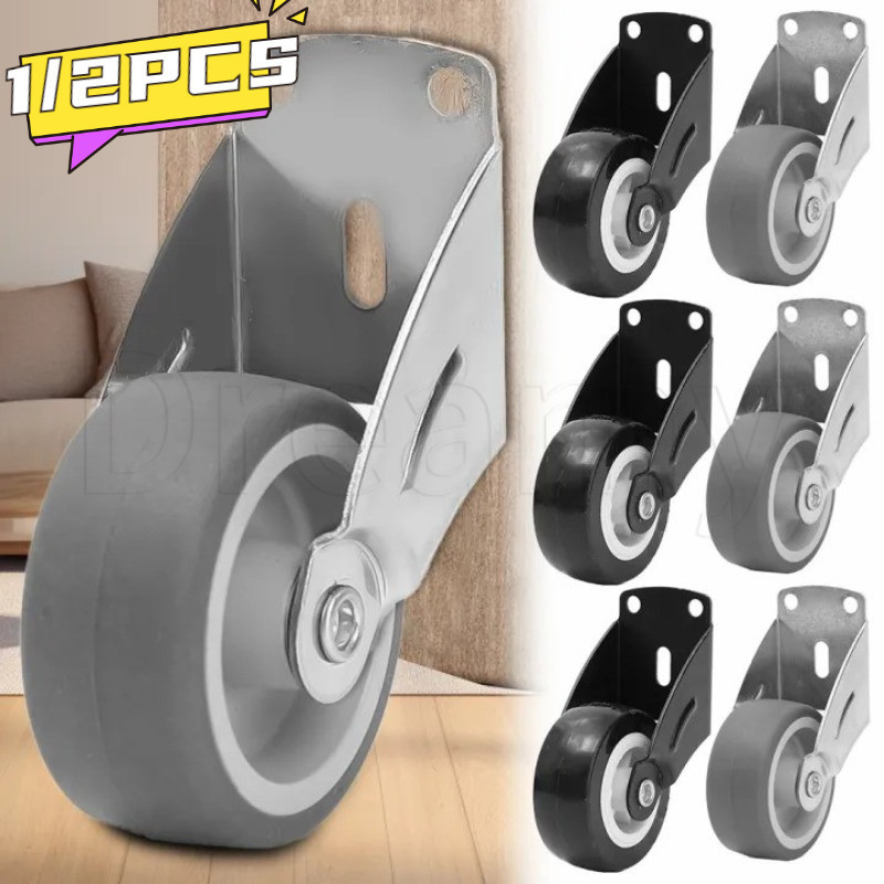 Rodas De Suporte Inferior Da Porta De 2 Unidades-Rodízios Móveis Silenciosos Para-Polia Direcional De Aço Inoxidável-Rolamento De Carga Forte-Rodízio Fixo De Sofá De Cadeira De Mesa Universal em Oferta na Shopee