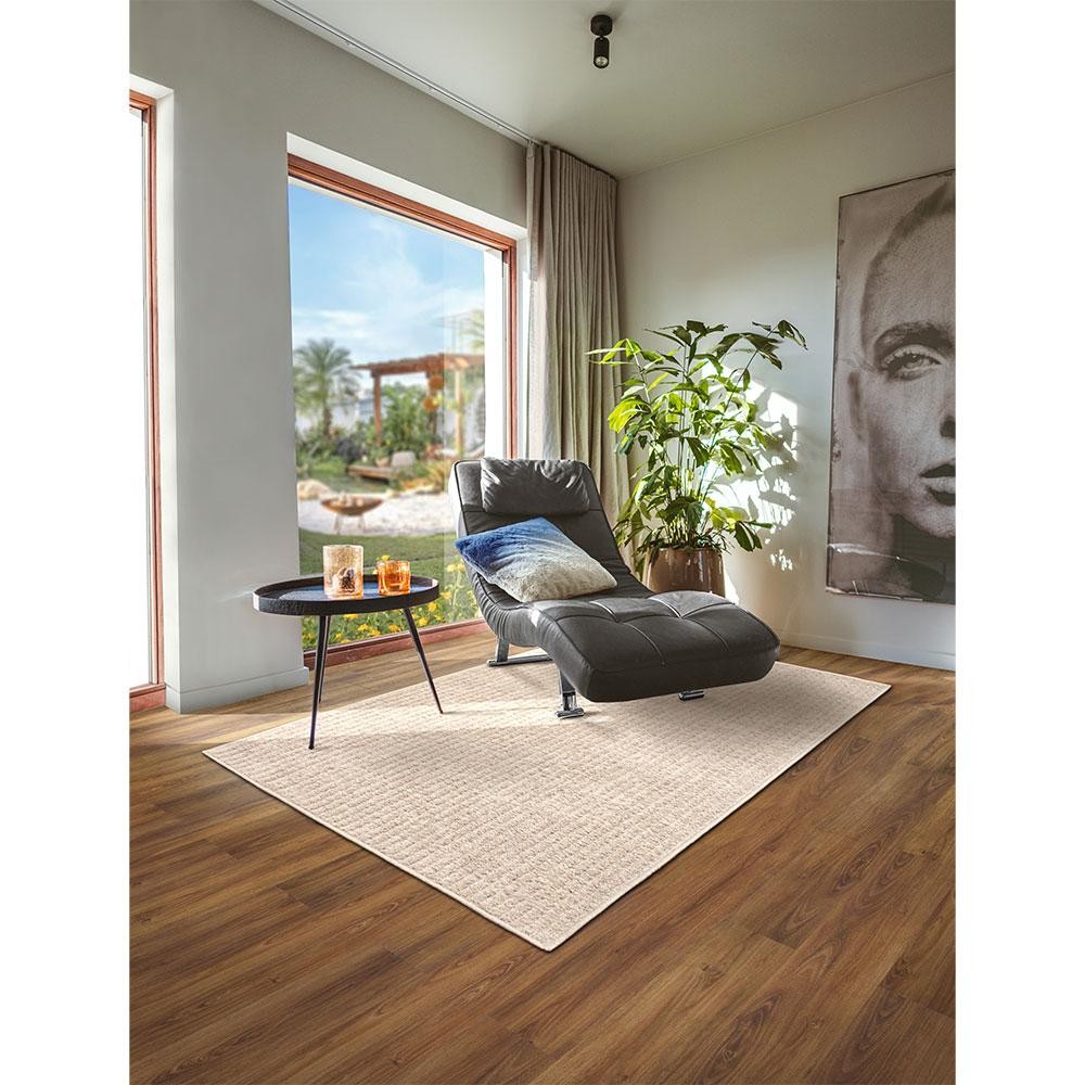 Tapete Para Sala Mariana Bege 1,00x1,50 São Carlos em Oferta na Shopee