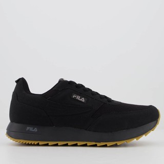 Tênis Fila Retro Flag Preto e Grafite em Oferta na Shopee