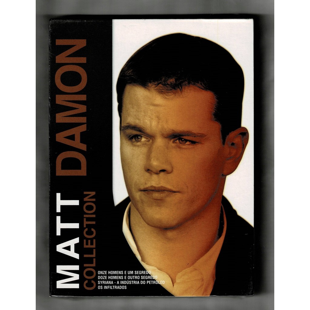 Matt Damon 4 DVDs Onze Homens e Um Segredo