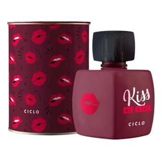 Kiss Me More Ciclo Cosméticos com Lata Desodorante Colônia Feminino 100ml em Oferta na Shopee
