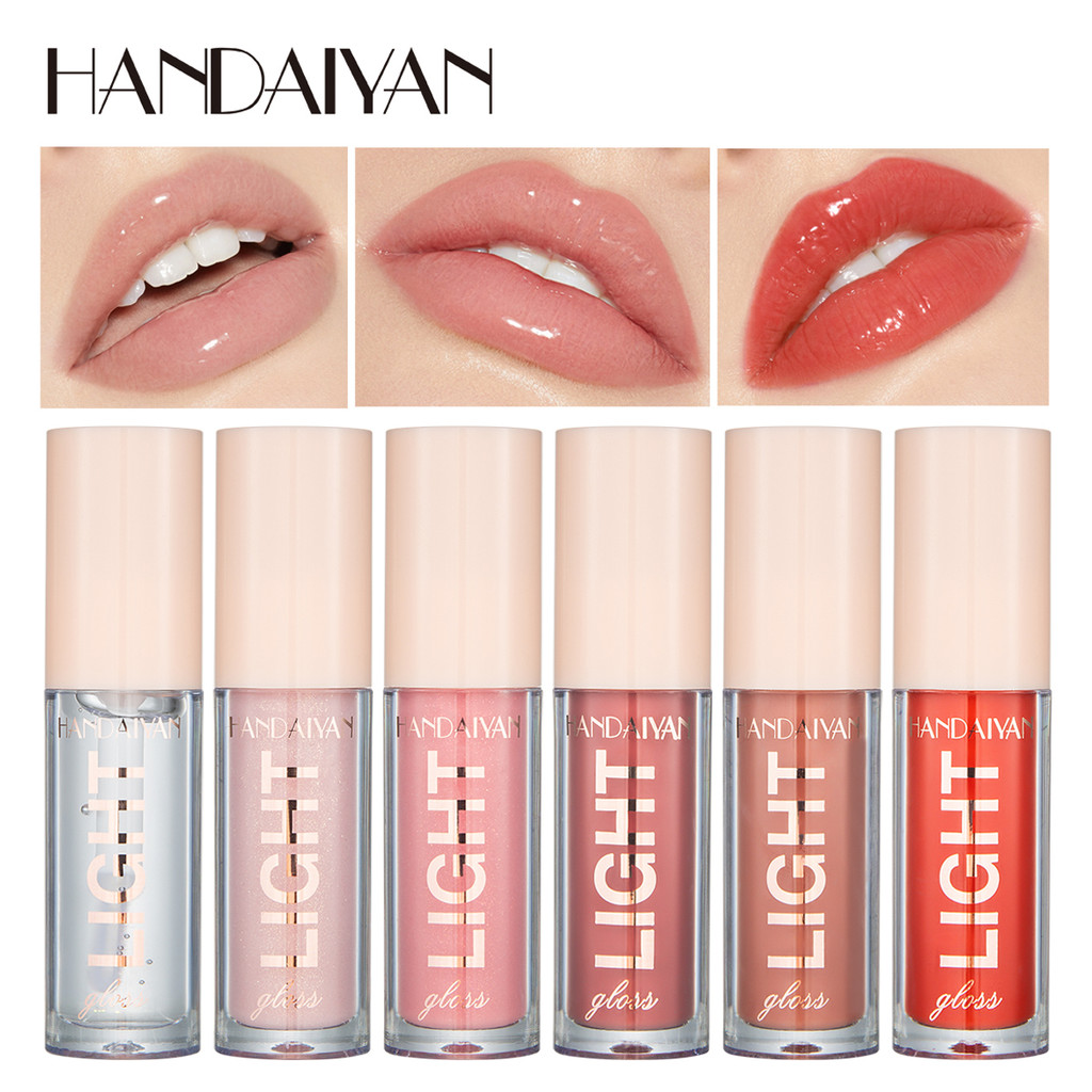 Gloss Labial Handaiyan Light com Brilho e Hidratação - Escolha A Sua Entre 12 Cores Lindas