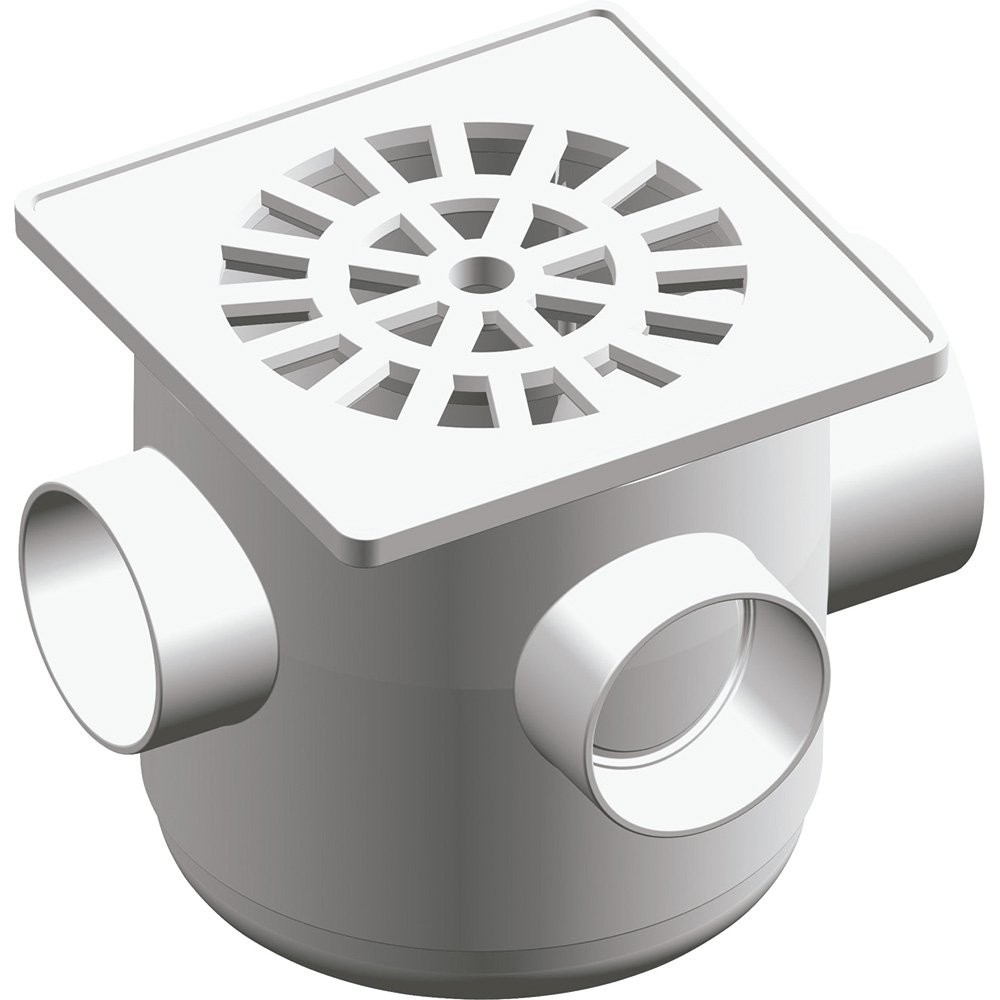 Caixa Sifonada Herc Quadrada 2259 100x100x50mm