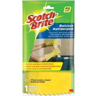 Luva Multiuso SCOTCH-BRITE Tamanho P Amarela 3M em Oferta na Shopee