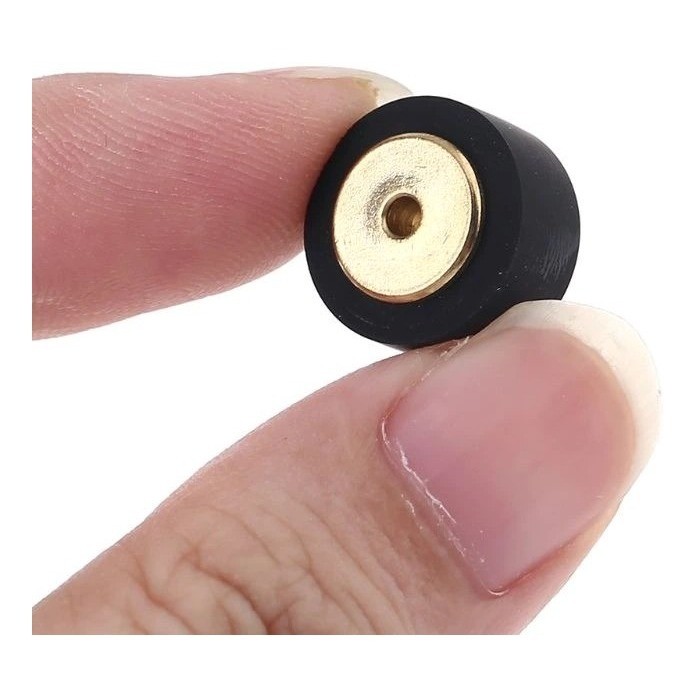 Rolo Pressor  Metal Toca Fita Gravador Tape Deck Eixo 2mm