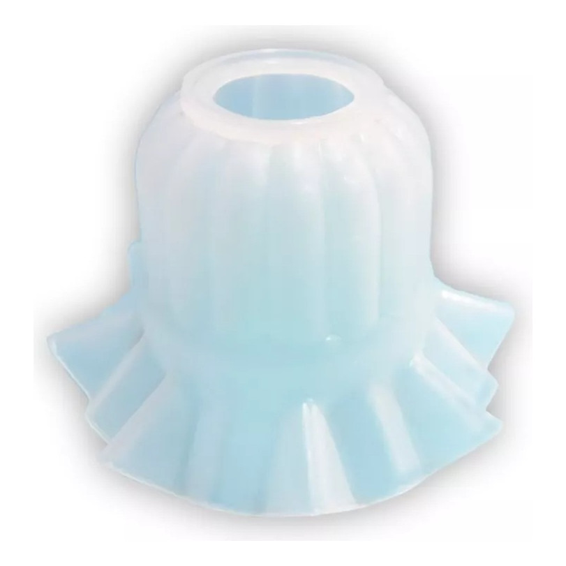 Lustre Tulipa Branco Plástico Ventilador Teto - Arge