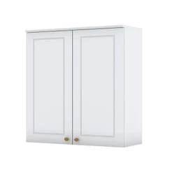 Armário Aéreo 2 Portas 80 Cm Nova York Branco Hp - Henn