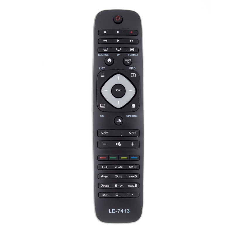 7413 Controle Compatível para TV Philips SmartTV LED/LCD 40PFG5100/78