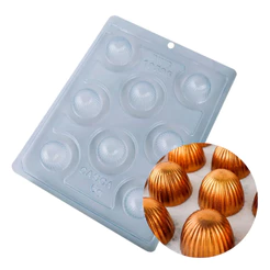 1~5 Formas Para Chocolate Bombom Linhas Com 3 Partes BWB Acetato Com Silicone Doces Finos 10596