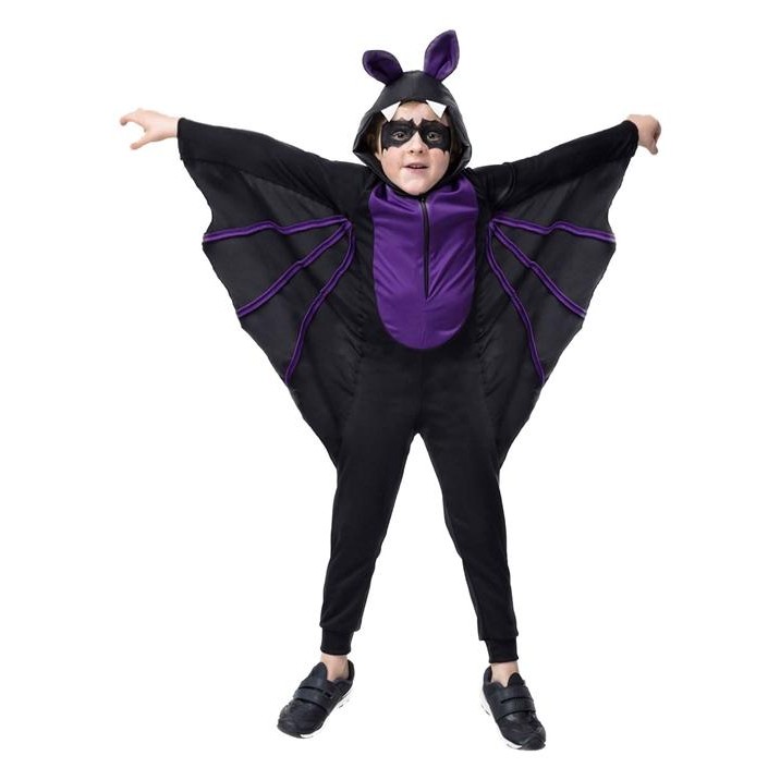 Fantasia de Morcego Infantil Com Asas e Gorro Unissex de Halloween em Oferta na Shopee