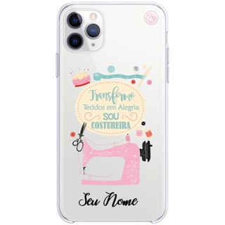Capinha Costureira profissões personalizada com nome-Diversos Celulares em Oferta na Shopee