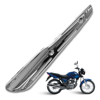 Protetor Escapamento Cromado Titan 150 2004 Ate 2008 Fan 125 2009 Até 2013 em Oferta na Shopee