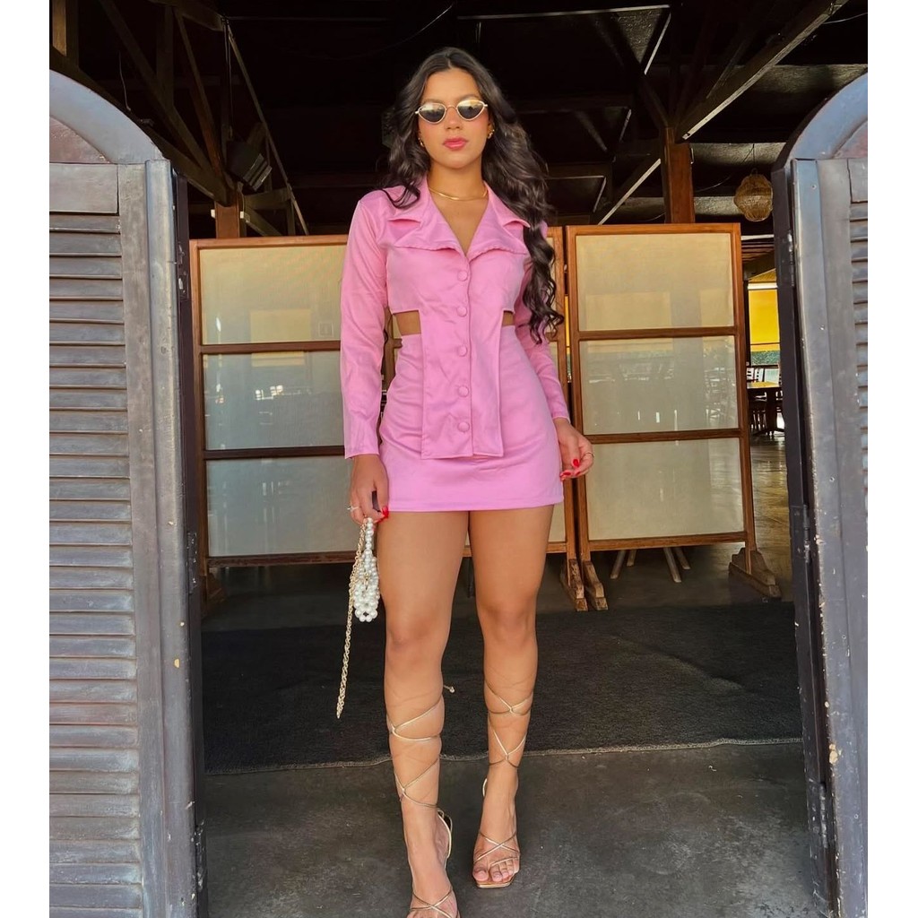 Conjunto 653251 ✨ Alfaiataria em Oferta na Shopee