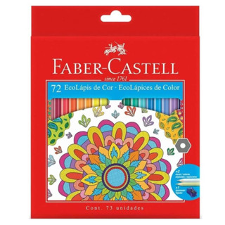 Lápis De Cor 72 Cores + Apontador Faber Castell 120172g em Oferta na Shopee