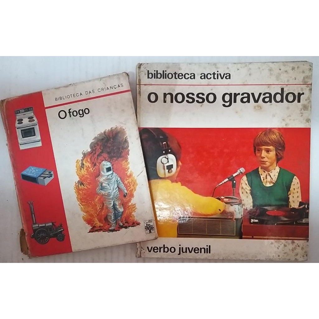 Kit 2 Livros - O Fogo e O Nosso Gravador