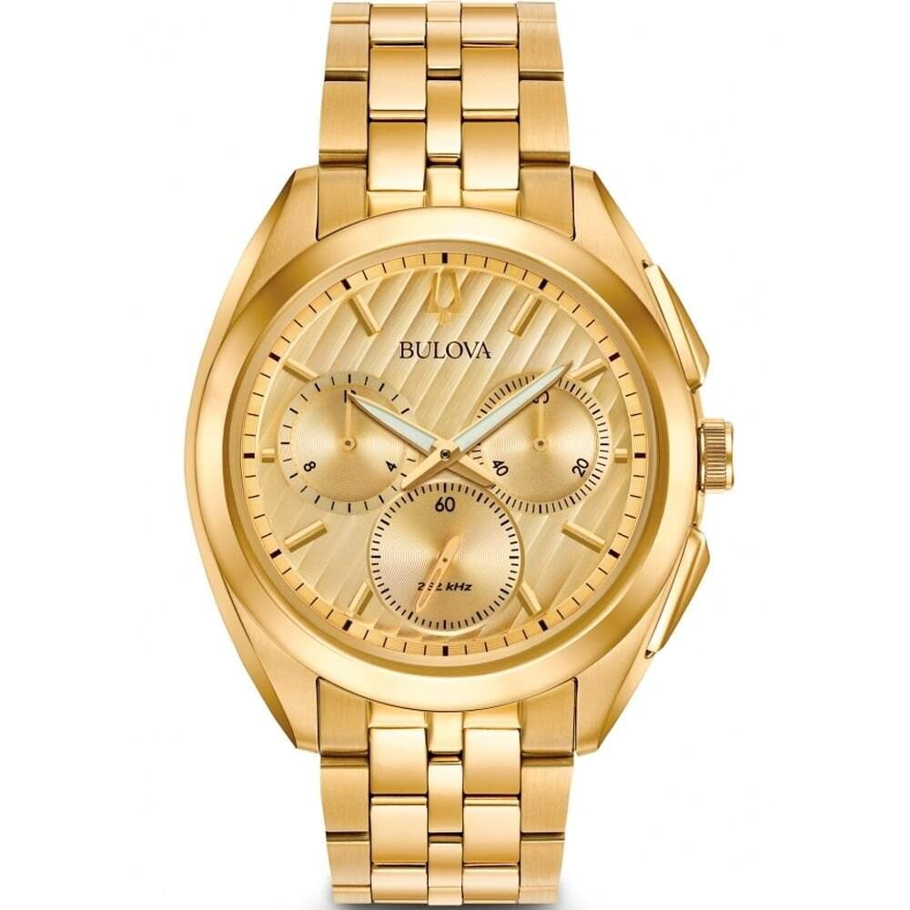 Relógio Masculino Bulova Curv Precisionist Cronógrafo 97A125