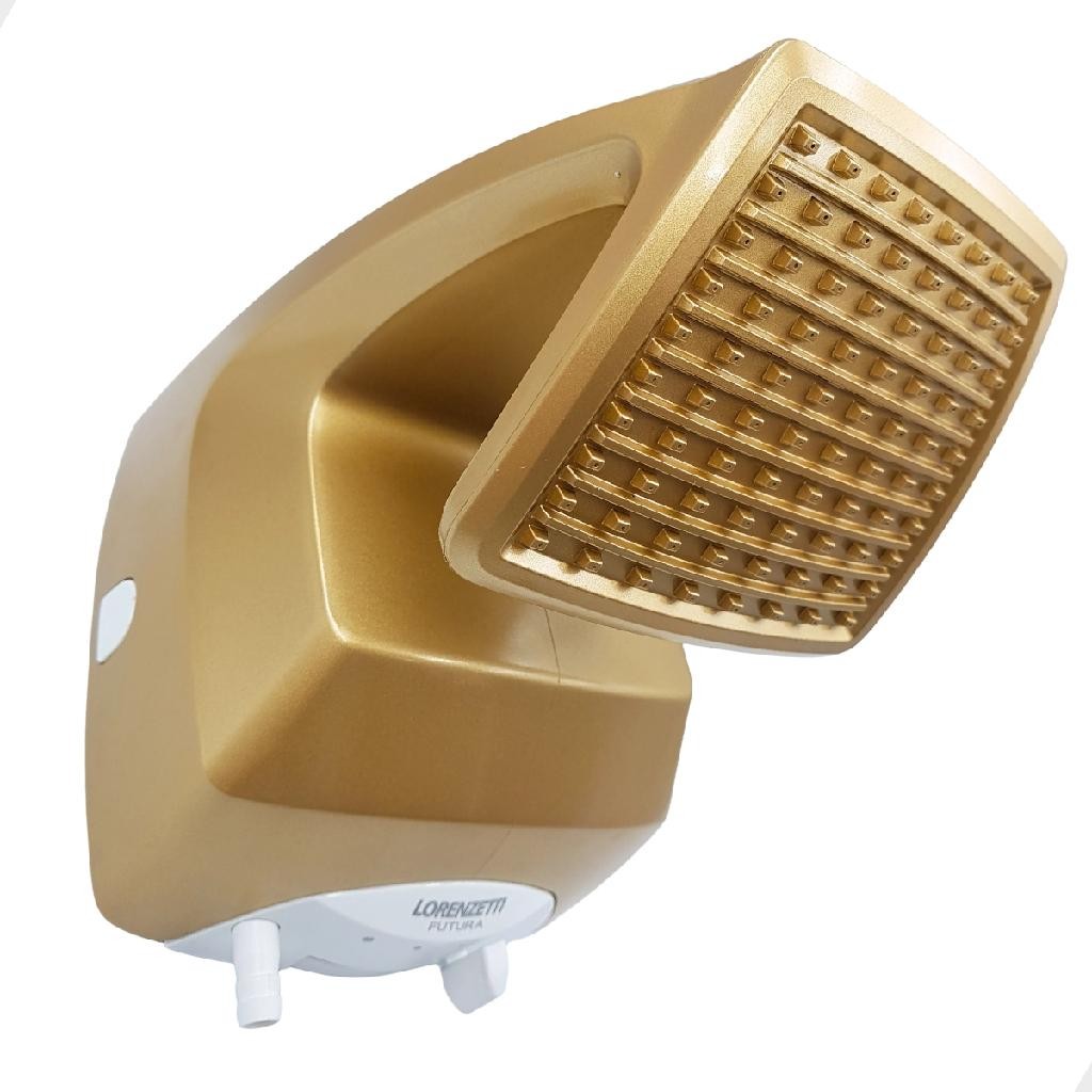 Ducha Futura Lorenzetti Multi Temperatura 220V Dourado Crie Construa