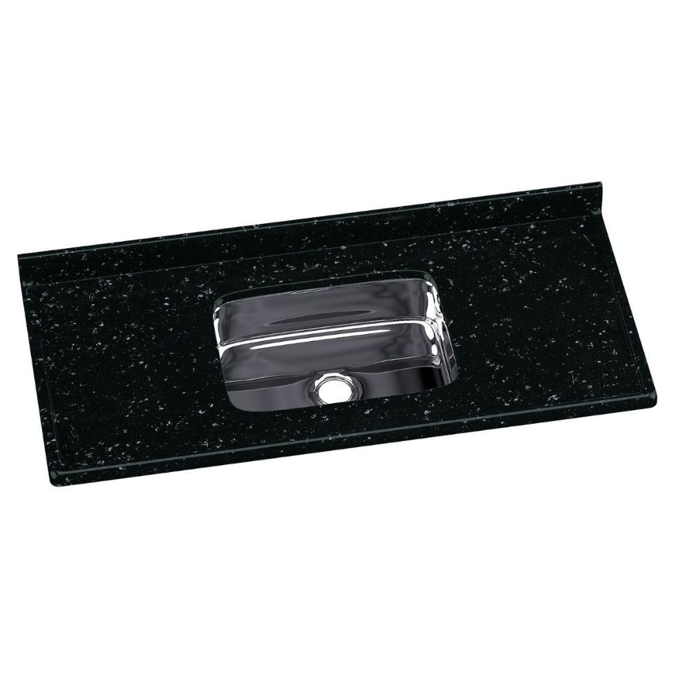 Tampo de Pia Granitado com Cuba em Inox Roralit 120cm 562208 em Oferta na Shopee