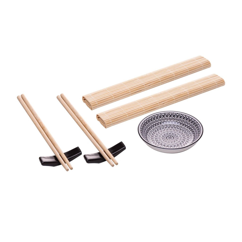 CONJUNTO 8 PECAS PARA SUSHI SAKAI BAMBU LYOR
