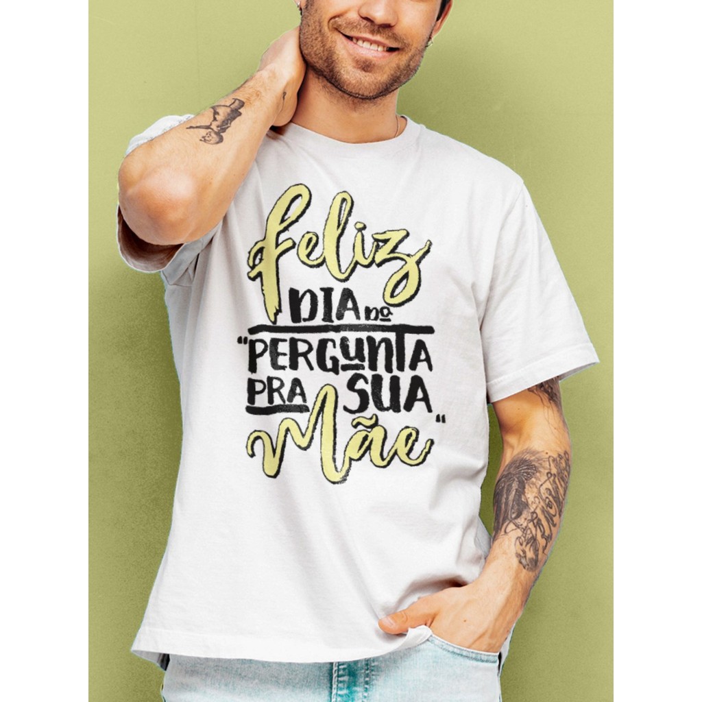 Camiseta Básica Dia dos Pais - Pergunta pra sua Mãe - No Sense