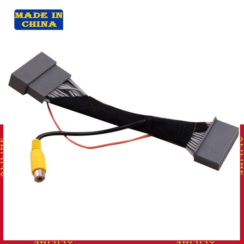 Adaptador Câmera Visão Traseira Do Carro Chicote Fios Para EXI 2012-2016 Retrovisor Substituição