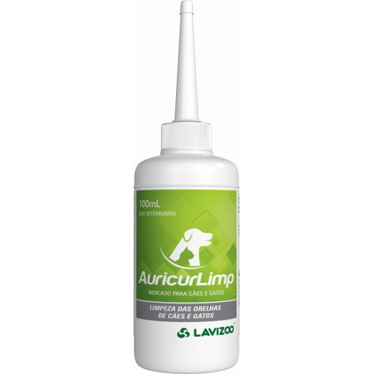 Solução de Limpeza Para Cães e Gatos Auricur Limp 100ml